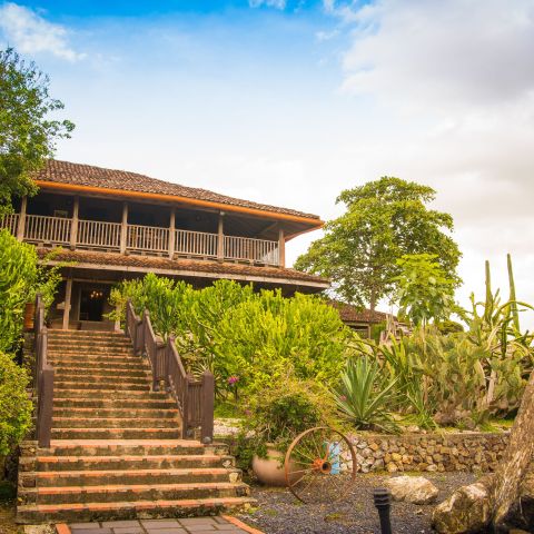 hacienda el viejo front of the house