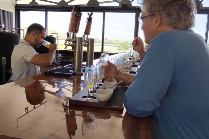 a man sitting at a table